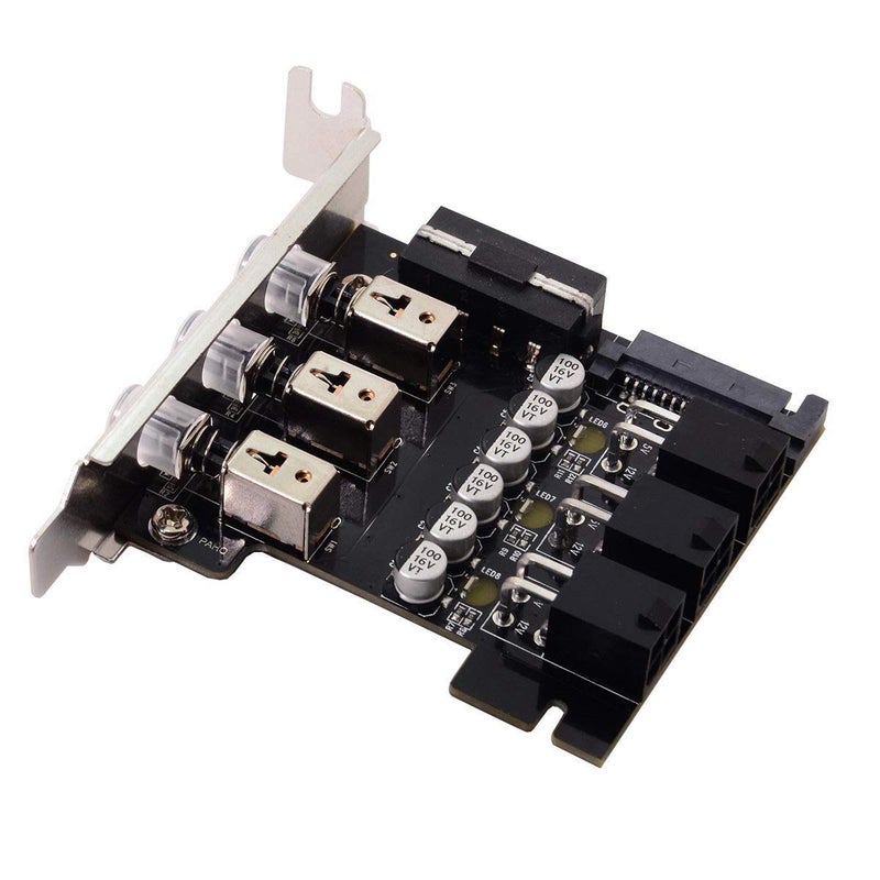 xiwai 3 Hard Disk Control System Intelligent Control Management System HDD SSD Power Switch with Low Profile Bracket - Image 4